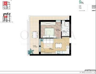 zoom immagine (Appartamento 54 mq, 1 camera, zona Bolzano - Centro)