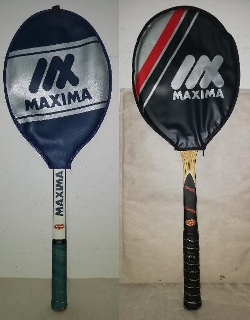 zoom immagine (2 racchette tennis Maxima con custodia nuove)